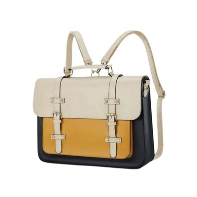 Imagen 2 del producto Ecosusi Mochila y Maletín Vintage Sombre para Notebook 15,6"" - Negro