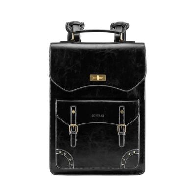 Ecosusi Mochila Wilder con Remaches para notebook 15,6"" - Negro