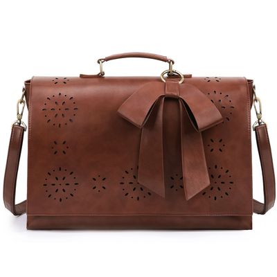 Ecosusi Maletín BOW para laptop 15.6"" - Café