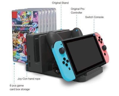 Imagen 2 del producto Dobe Base de Carga Multifuncional Switch y Control Pro