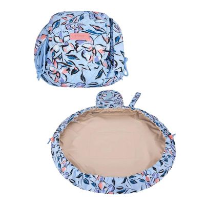 Imagen 2 del producto Bagsmart Cosmetiquero Wanderland Acolchado - Celeste Flores