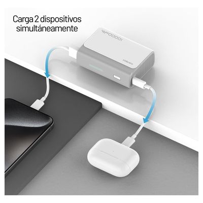 Imagen 2 del producto Cuktech Power Bank Cargador Portátil 30W 10000 mAh Gris