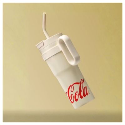 Imagen 2 del producto Vaso Térmico GERM x Coca-Cola 1100 ml Blanco