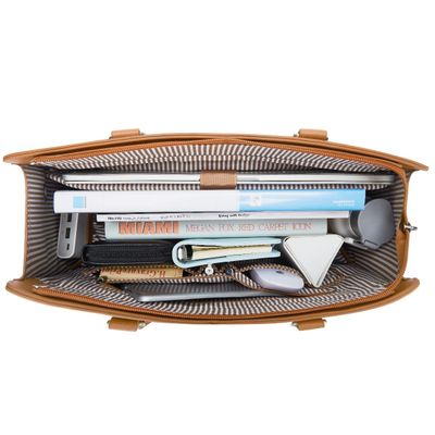 Imagen 2 del producto Ecosusi Bolso Maletin BOW 15.6""+ bolso de mano - Camel