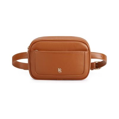 Ecosusi Banano Moderno de Cuero Vegano - Marrón