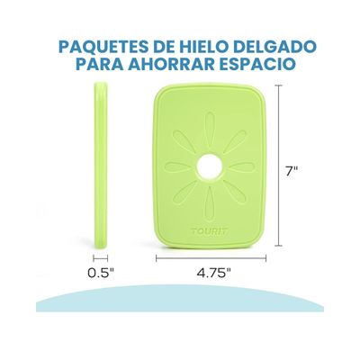 Imagen 2 del producto Tourit Hielos Reutilizables para Loncheras Pack x2