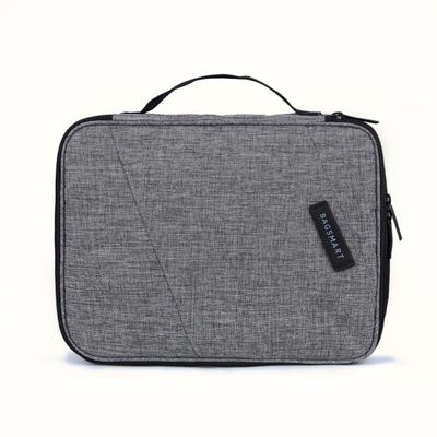 Bagsmart Organizador Electrónico Glendale Doble Capa de Viaje Gris
