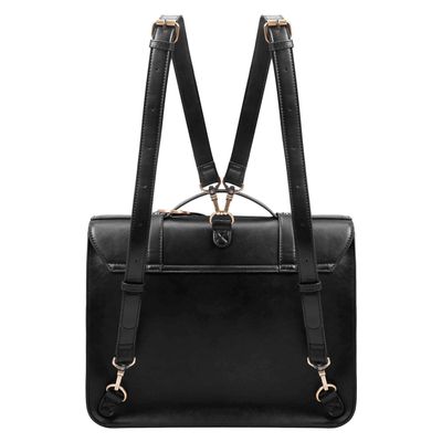 Imagen 2 del producto Ecosusi Mochila y Maletín con Lazo Removible Summer Garden Romance para 14"" - Negro