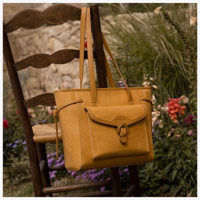 Imagen 2 del producto Ecosusi Bolso Tote Evelina de Papel Lavable 14L para 13"" Ámbar