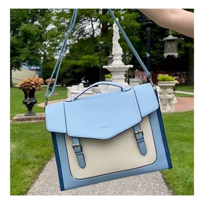 Imagen 2 del producto Ecosusi Maletín y Mochila Julie para Notebook 15,6” - Celeste