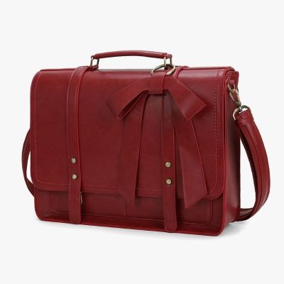 Imagen 2 del producto Ecosusi Maletín BOW removible para laptop 15.6"" -Burdeo