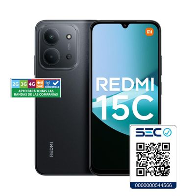 Imagen 2 del producto Xiaomi Redmi 15C 4G LTE 4GB + 128GB Negro Ocaso