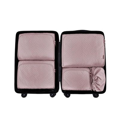 Imagen 2 del producto Bagsmart Organizadores de Equipaje Rígidos Acolchados 6 pzs Rosado