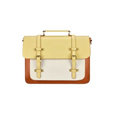 Ecosusi Mochila y Maletín Vintage Sombre para Notebook 15,6"" - Amarillo