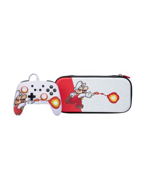 Imagen 2 del producto Control Power A Mario Fireball y Bolso - Nintendo Switch