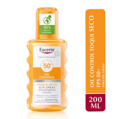 Imagen 2 del producto Protector Solar Spray Transparente Eucerin Fps 50+ 200 ml