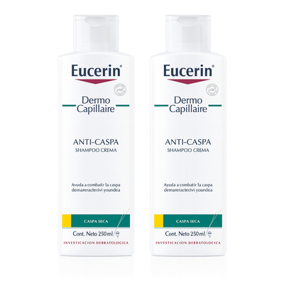 Pack2 Shampoo Eucerin Dermocapillaire Anticaspa Crema 250ml