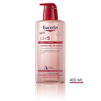 EUCERIN Aceite & Gel de Ducha Corporal ph5 400ml