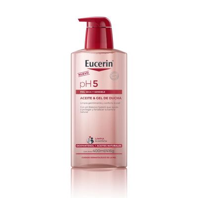 Imagen 2 del producto EUCERIN Aceite & Gel de Ducha Corporal ph5 400ml