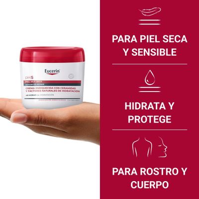 Imagen 2 del producto Pack 2 Crema Corporal Eucerin Ph5 Advanced Repair Tarro 450m