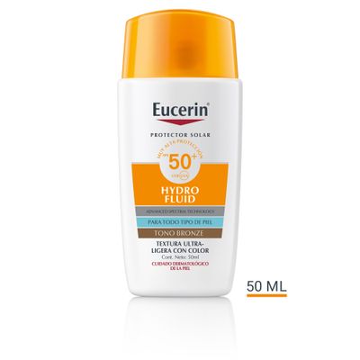 EUCERIN SUN Protector Solar HydroFluid Bronze FP50+ 50ml