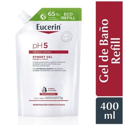 Imagen 1 del producto Eucerin PH5 Refill Syndet Gel 400ml