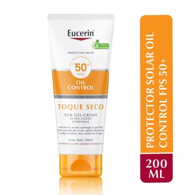 Imagen 1 del producto Protector Solar Corporal Eucerin Oil Control FPS50 200ml