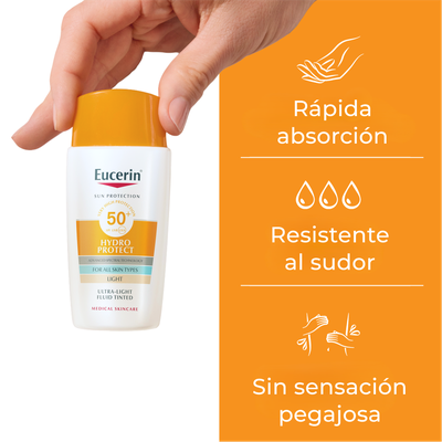 Imagen 2 del producto EUCERIN SUN Protector Solar HydroFluid Light FP50+ 50ml
