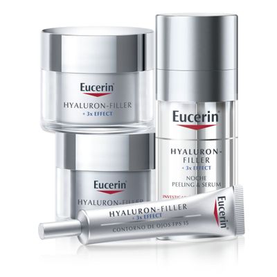 EUCERIN Pack Rutina Hyaluron Filler Dia+Ojo+Serum Noche