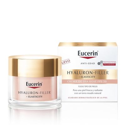 EUCERIN Hyaluron-Filler+Elasticity Crema Facial Día Rosé FPS
