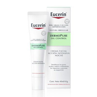 Imagen 2 del producto Crema Facial Acción Intensiva Noche Eucerin Dermopure 40ml