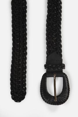 Imagen 2 del producto Cinturon Mujer Trenza Negro Froens -Cuero