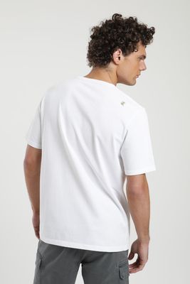 Imagen 2 del producto Polera hombre manga corta Heavyweight Loose blanco Algodón orgánico Froens