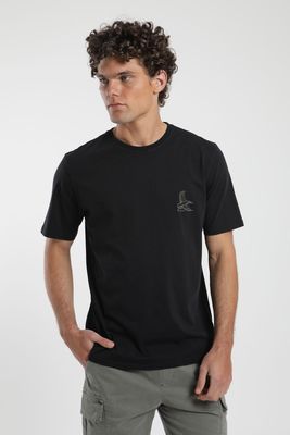 Imagen 2 del producto Polera hombre manga corta Pato negro Algodón orgánico Froens