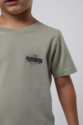 Imagen 2 del producto Polera manga corta kids auto verde claro  