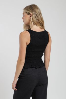 Imagen 2 del producto Polera mujer manga corta Buzios negro Froens