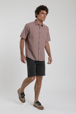 Imagen 2 del producto Camisa manga corta Classic rosado Algodón orgánico Froens