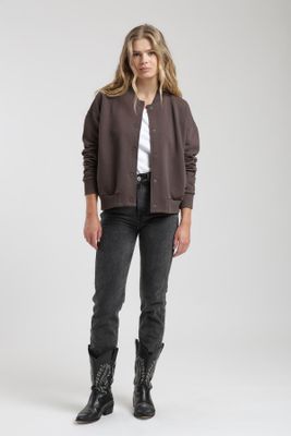 Imagen 2 del producto Polerón mujer Bomber café Froens