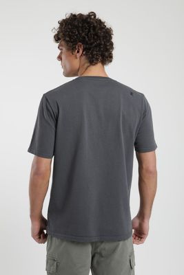 Imagen 2 del producto Polera hombre manga corta Heavyweight Loose grafito Algodón orgánico Froens