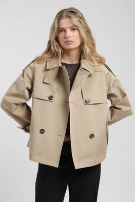 Imagen 1 del producto Chaqueta mujer Trench beige twill Froens
