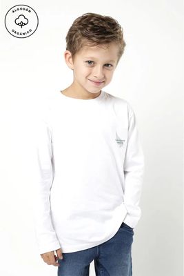 Polera Manga Larga Kids Hojas Froens