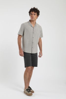 Imagen 2 del producto Camisa manga corta Manly beige Algodón orgánico Froens