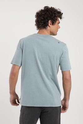 Imagen 2 del producto Polera hombre manga corta Puma celeste Algodón orgánico Froens