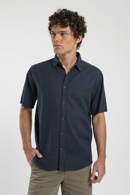 Imagen 1 del producto Camisa manga corta Classic azul Algodón orgánico Froens