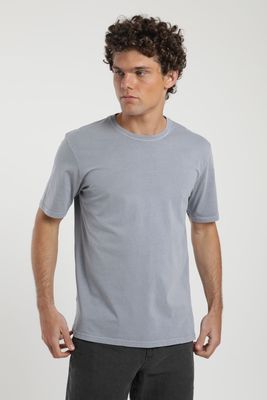 Imagen 2 del producto Polera hombre manga corta Plain lila Algodón orgánico Froens