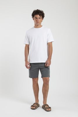 Imagen 2 del producto Polera hombre manga corta Heavyweight Plain blanco Algodón orgánico Froens