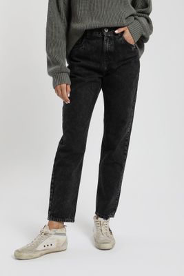 Pantalón mujer recto gris