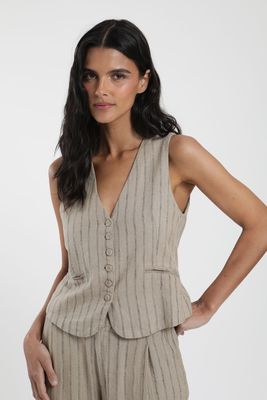 Blusa Sandalo Mujer -Lino