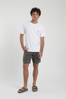 Imagen 2 del producto Polera hombre manga corta Cactus blanco Algodón orgánico Froens