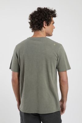 Imagen 2 del producto Polera hombre manga corta Mao verde Algodón orgánico Froens